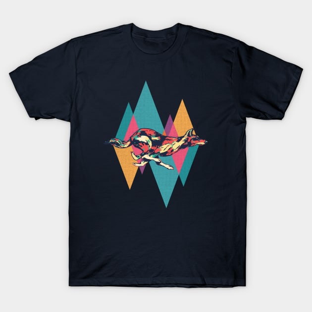 Running Wolf T-Shirt by Exosam